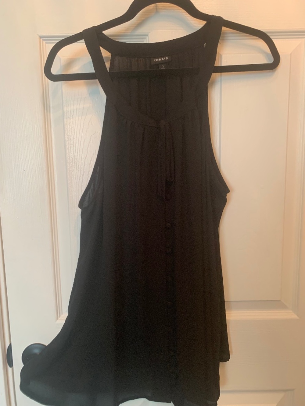Black Sleeveless Blouse Torrid Size 2X